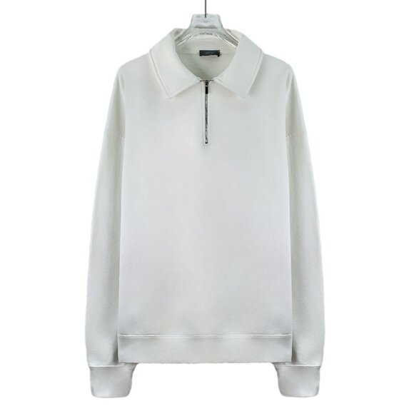 Dior White logo embroidered cotton sweatshirt - Picture 1 of 9